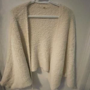 Cream-coloured Cocoon cardigan